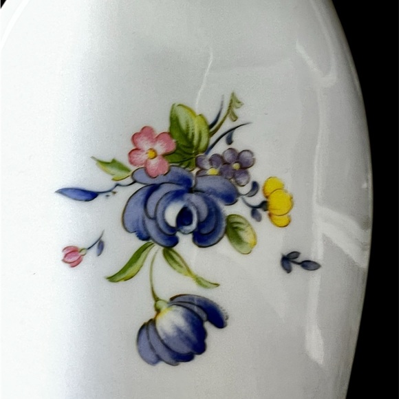 Nikko Ceramics Blue Floral Cake Server - Picture 3 of 5